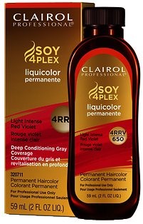 Clairol Professional Soy 4Plex Liquicolor Permanente – 4RRV Light Intense Red Violet – 2 oz - ANNS BEAUTY SUPPLY